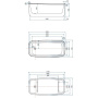 Акриловая ванна Allen Brau Infinity 3 170x78 2.21003.21 белый матовый