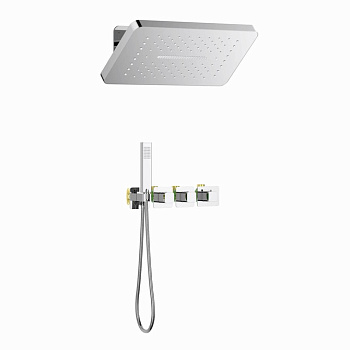 Душевая система Timo Petruma SX-5249/00SM скрытого монтажа, термостат, хром