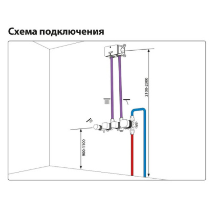 Душевая система Timo Saona SX-2329/03SM скрытого монтажа с термостатом, черная матовая