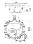 Акриловая ванна Gemy 210х210 G9060 O