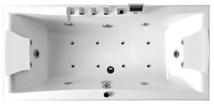 Акриловая ванна Gemy 175х80 G9076 K