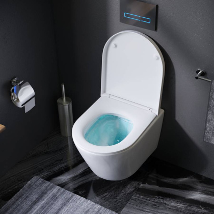 C741701SC Sense Унитаз подвесной FlashClean с сиденьем микролифт