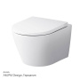 C741701SC Sense Унитаз подвесной FlashClean с сиденьем микролифт