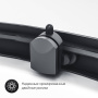 W90G-404-120290-BT Gem Twin Slide 120x90. Душевое ограждение,120x90, профиль Черный мат., стекло про