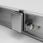 W84G-403-9090-МТ Душевое ограждение Func Square Slide 90х90, мат Хром, прозрачное