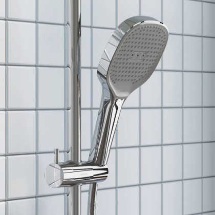 940020000 Merkur ручной душ, квадрат 3 функции, Хром