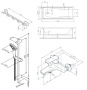 Комплект для ванной комнаты, зона помывочной WK90EA