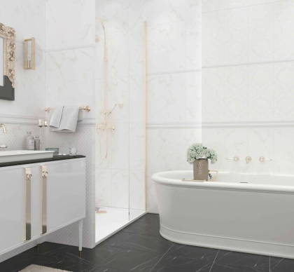 Керамогранит Forza Calacatta white PG 01 45х45
