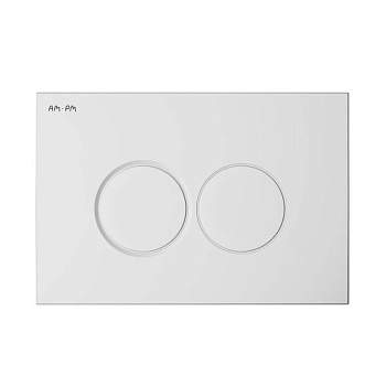 I070101 ProC  L, клавиша для Инсталляции пластик, Белый глянцевый