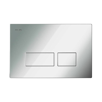 I047051 Pro S, клавиша для Инсталляции пневматическая, пластик, глянцевый Хром
