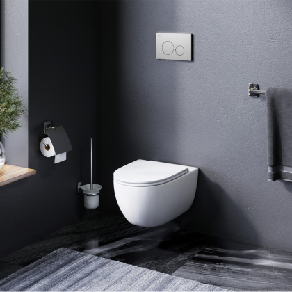 C111700SC Awe подвесной унитаз FlashClean с сиденьем микролифт