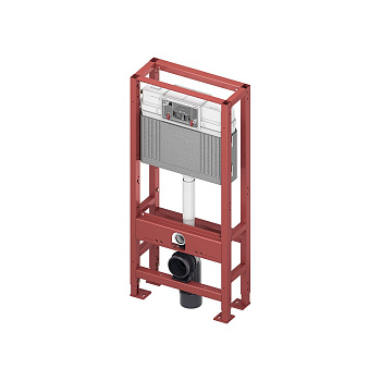 Застенный четырехопорный модуль TECEprofil с универсальным смывным бачком, высота 1120 мм (9500393)