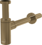 Сифон для умывальника DN32 DESIGN, GOLD-мат