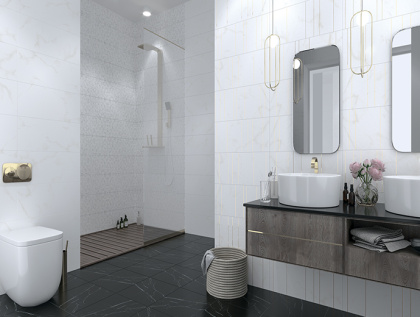 Керамогранит Forza Calacatta white PG 01 45х45