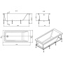 Акриловая ванна Roca Easy 170х75 ZRU9302899