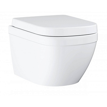 Подвесной унитаз Grohe Euro Ceramic 39554000 с сиденьем
