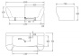 Акриловая ванна без перелива BELBAGNO BB74-1650-W0, 1650x780x590