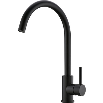 Смеситель для кухни, нержавеющая сталь, чёрный BB-LAM03-2-IN-NERO