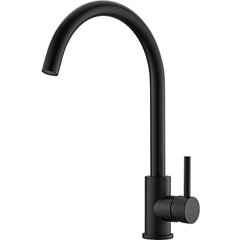 Смеситель для кухни, нержавеющая сталь, чёрный BB-LAM03-2-IN-NERO