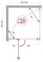 Душевой уголок BelBagno KRAFT-A-12-100-C-Cr-L