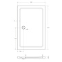 Каркас с ножками для SMC поддона CEZARES TRAY-M-AH-140/90-ML