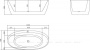 Акриловая ванна BELBAGNO BB404-1500-800