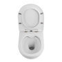 UNO 2.1 Унитаз подвесной безободковый с сиденьем дюропласт soft close BB7006CHR/SC