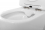 UNO 2.1 Унитаз подвесной безободковый с сиденьем дюропласт soft close BB7006CHR/SC