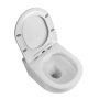 UNO 2.1 Унитаз подвесной безободковый с сиденьем дюропласт soft close BB7006CHR/SC
