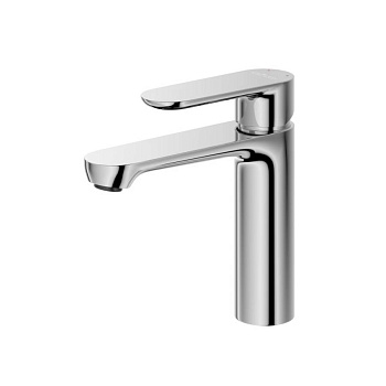 STYLUS-LS-NOP Смеситель для раковины однорычажный с донным клапаном, черный матовый