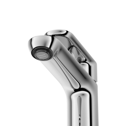 STYLUS-LS-IN Смеситель для раковины однорычажный с донным клапаном, сатин