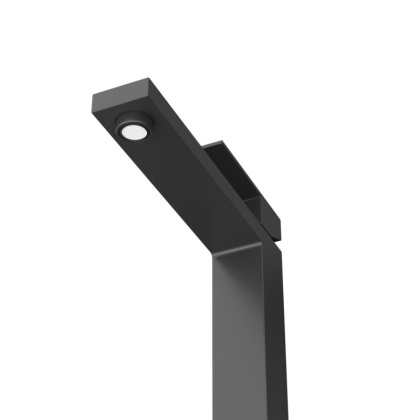 SLIDER-LC-GM-W0 Смеситель для накладной раковины однорычажный, без донного клапана, оружейная сталь