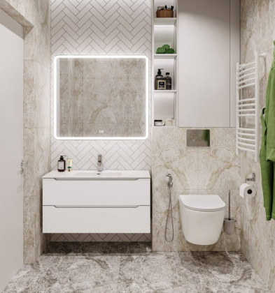 Керамическая раковина BelBagno BB-8099-90