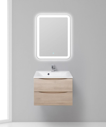 Раковина из литьевого мрамора BelBagno BB650/450-LV-MR-PR