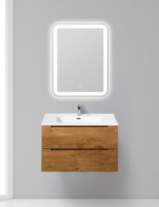 Стеклянная раковина BelBagno BB810/465-LV-VTR-BL