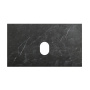 Стеклянная раковина BelBagno BB810/465-LV-VTR-BL