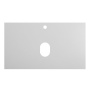 Стеклянная раковина BelBagno BB810/465-LV-VTR-BL