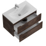 Стеклянная раковина BelBagno BB810/465-LV-VTR-BL