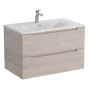 Стеклянная раковина BelBagno BB810/465-LV-VTR-BL