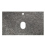 Стеклянная раковина BelBagno BB810/465-LV-VTR-BL