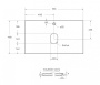 Стеклянная раковина BelBagno BB810/465-LV-VTR-BL