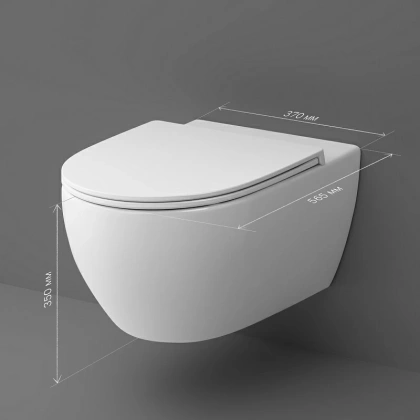 C111700WH Awe Унитаз подвесной FlashClean
