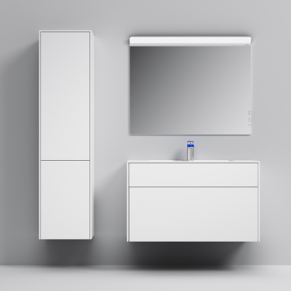 Шкаф-колонна универсальный  подвесной Inspire V2.0, 162х40х35 см, белый, M50ACHX0406WM