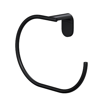 Кольцо для полотенец X-Joy, 14,5х20х5,5 см, черное, A8434422