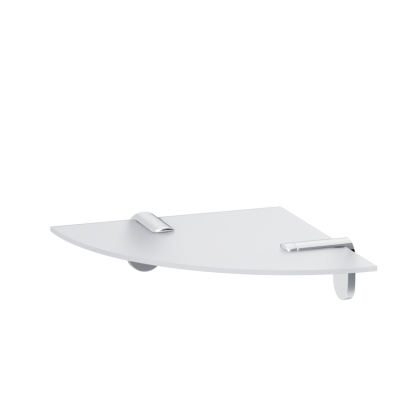 Угловая стеклянная полка X-Joy, 5х20,5х20,5 см, A8434900