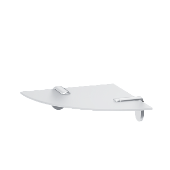 Угловая стеклянная полка X-Joy, 5х20,5х20,5 см, A8434900