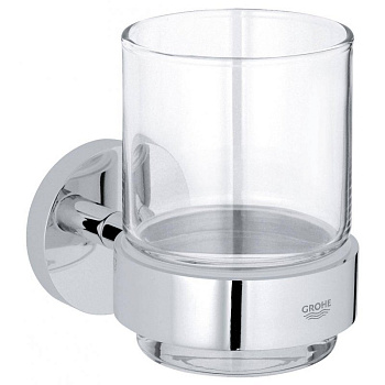 Стакан Grohe Essentials, 12,5х14 см, хром, 40447001
