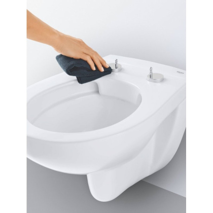 Сиденье для унитаза, GROHE Bau Ceramic, 5,4х45,9 см, белое, 39492000