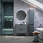 Тумба с раковиной Creto Bravo Gray 80 см
