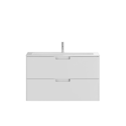 Тумба с раковиной Creto Bravo White 100 см